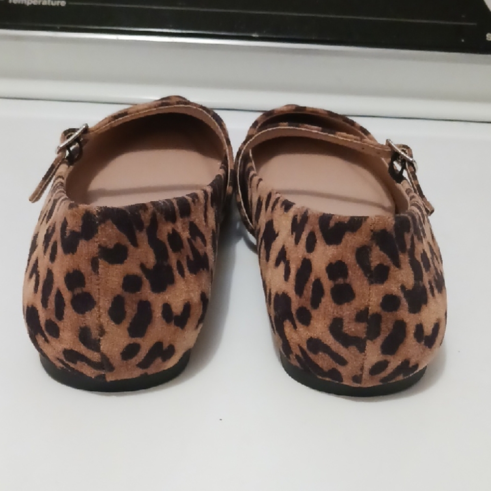 Gorgeous! MIA Fionna Leopard Print Maryjane Flat Shoe 9.5 ⚜️🐆⚜️ - Picture 4 of 8
